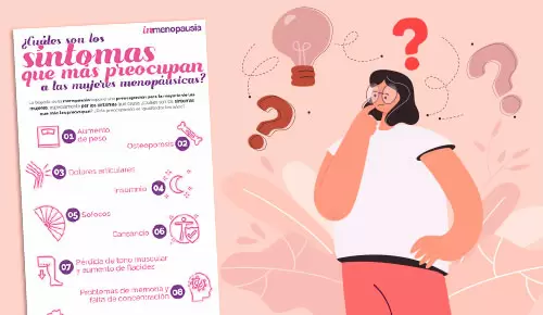 ¿Cuáles son los síntomas que más preocupan a las mujeres menopáusicas?