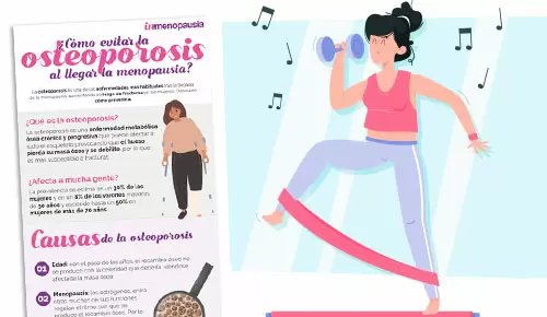 ¿Cómo evitar la osteoporosis al llegar la menopausia?